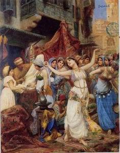 Arab or Arabic people and life. Orientalism oil paintings 52, unknow artist